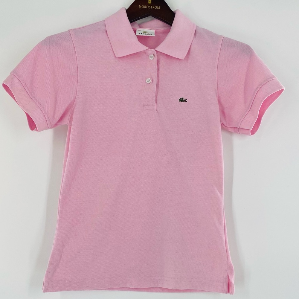 Lacoste Polo Light Pink Women's Size 36/Small